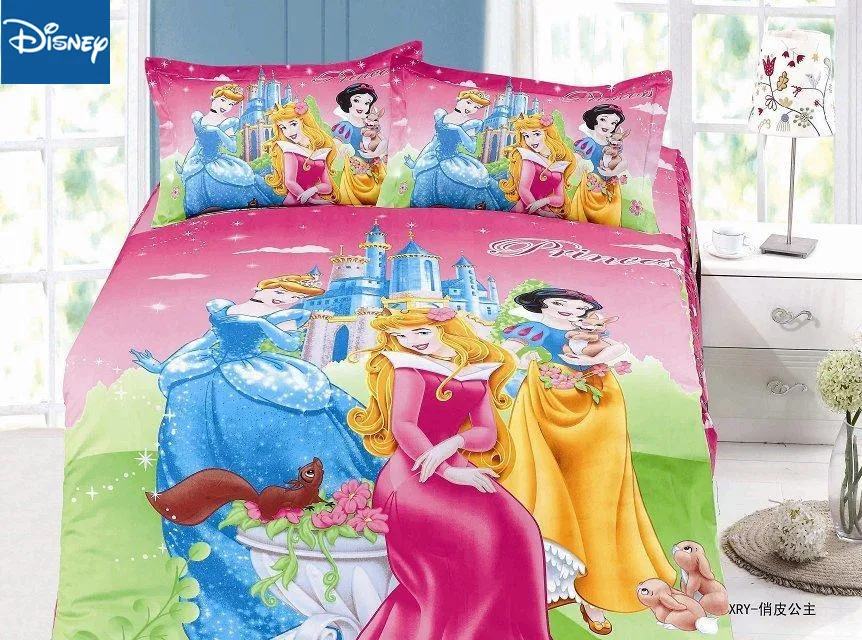 Disney princess Комплект постельного белья для детей спальни Декор пододеяльник 120x200 см