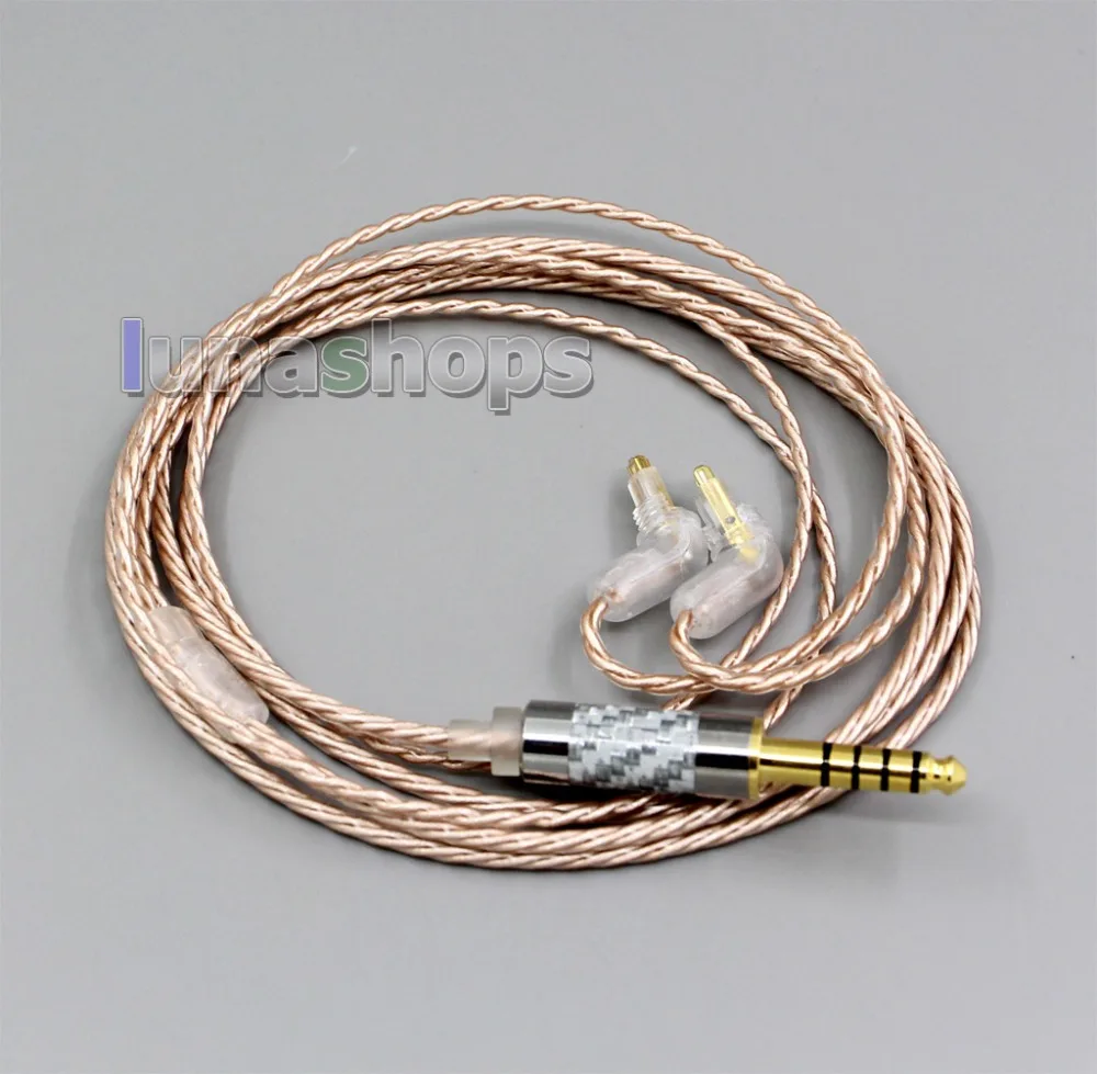 LN006365 Hi Res посеребренный XLR 3 5 мм 2 4 кабель для наушников Sony MDR EX1000 EX600 EX800|Кабели VGA| |