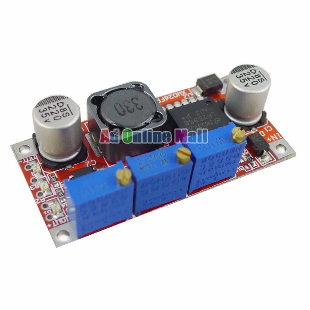 LM2596S DC 5 35 В до 1 25 30 в светодиодный драйвер понижающий Регулируемый Модуль
