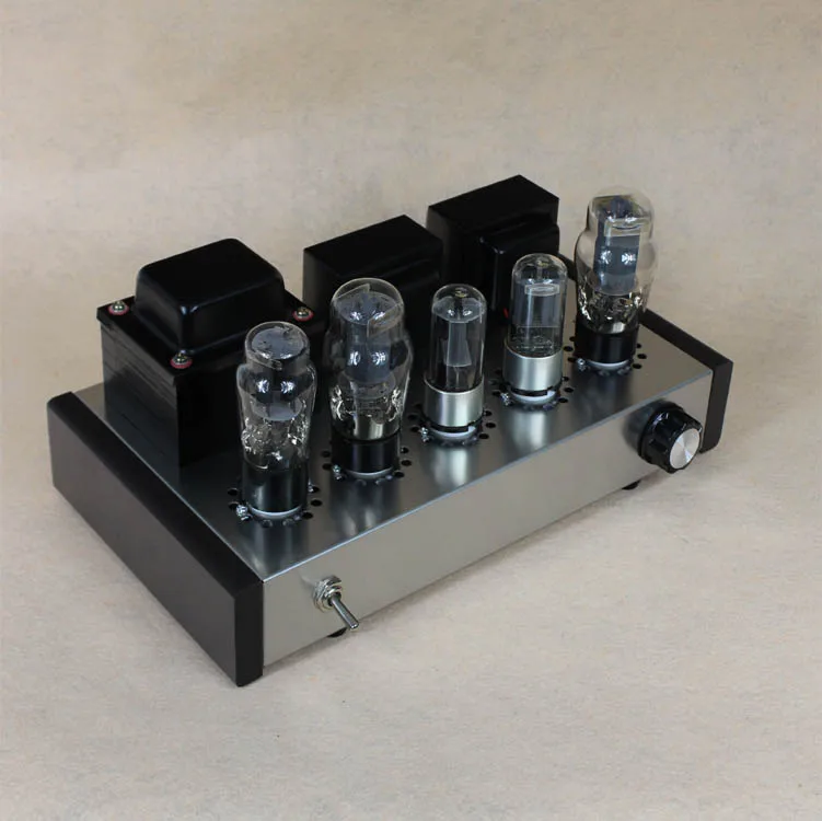 DIY kit 6N8P+ 6P3P одноконцевый ламповый усилитель комплект ламповый усилитель новая версия