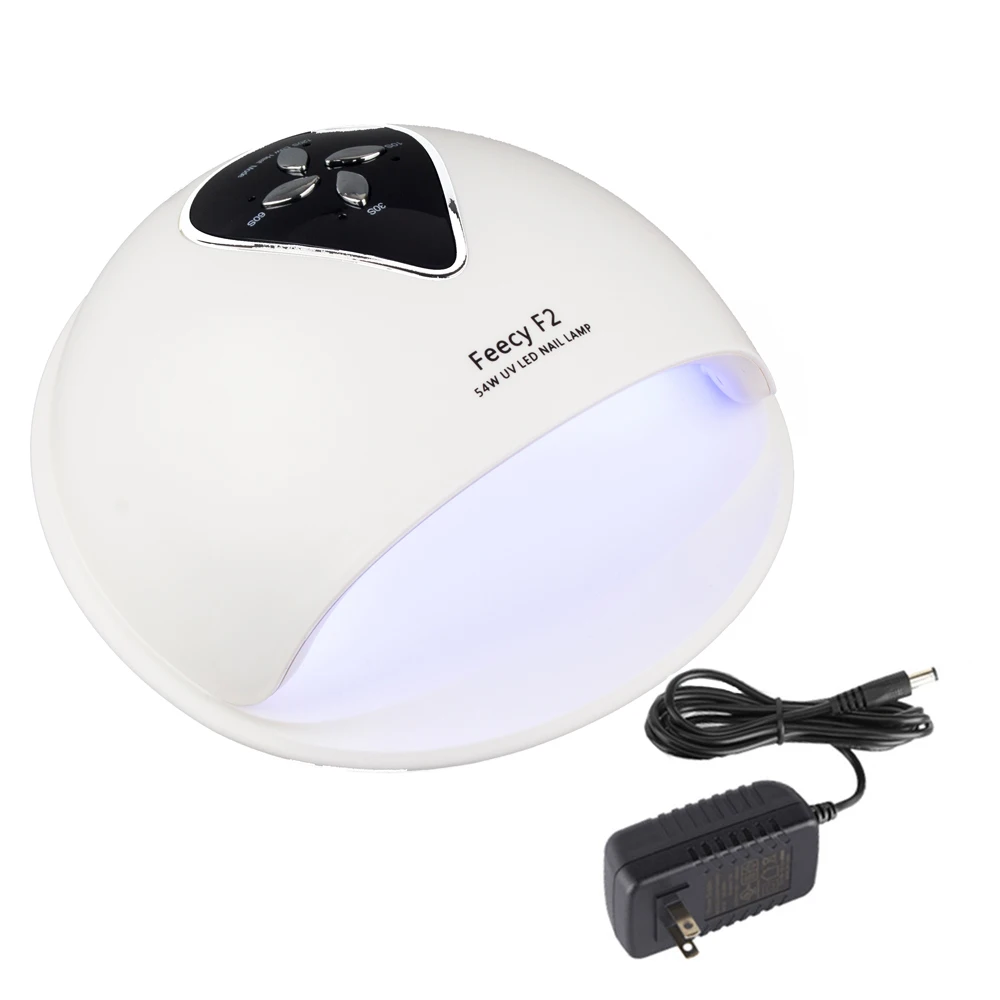 F2 54W white US plug УФ-лампа для маникюра, Сушилка для ногтей 54 Вт светодиодный лак для ногтей светильник сушки всех видов гель УФ Лампе для лака для ногтей, лак для ногтей гель лак для ногтей Ламповые ленты для Feecy F2 - Цвет: F2 54W white US plug