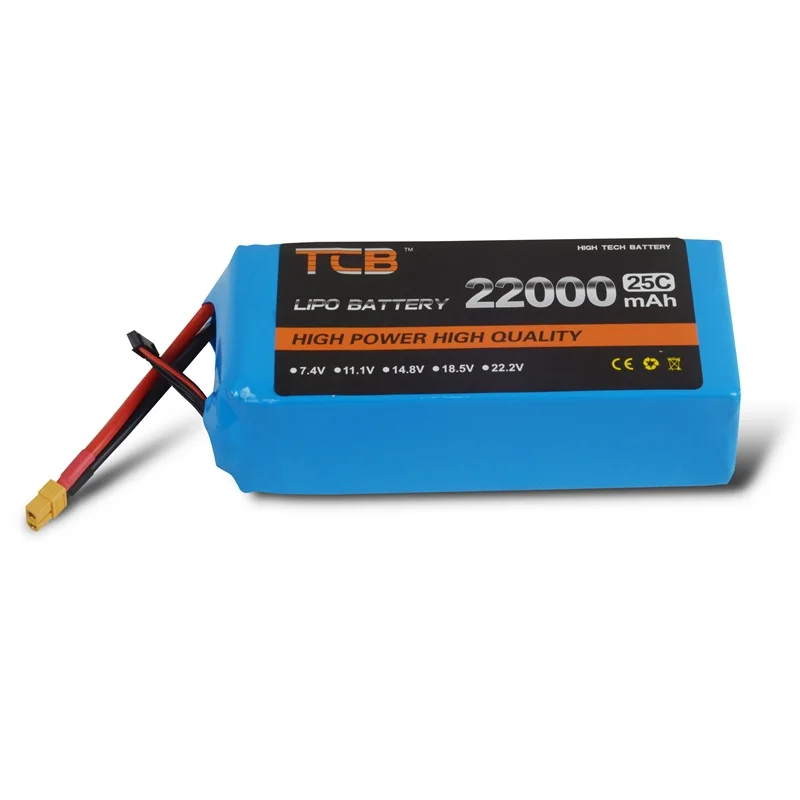 TCB RC самолет LiPo батарея 4S 14 8 V 22000mAh 25C для радиоуправляемого дрона квадрокоптера
