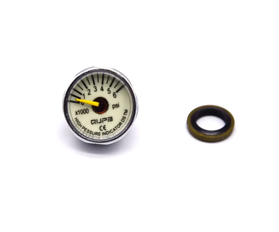 1 дюймов Мини манометр для подводного плавания 40MPA/300 бар/400 бар/5000PSI/6000PSI