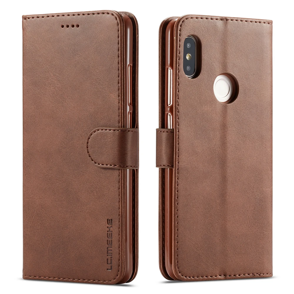 Чехол для xiaomi redmi note 5 глобальная версия 99 дюйма слот карт кожаный бумажник флип