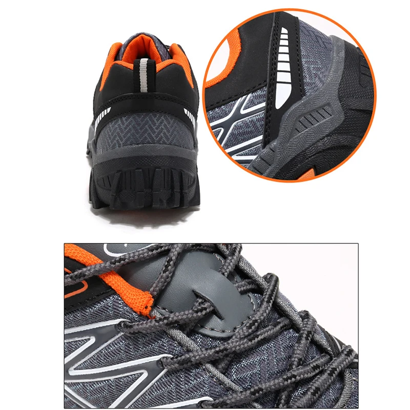 Men's Shoes Anti-skid Mountaineering Hunting Shoes Outdoor Hiking Shoes Mesh Cloth Casual Wear-resistant Sneakers