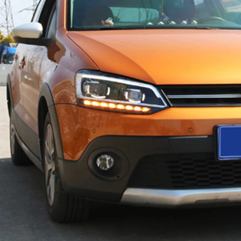 Набор для автостайлинга Volkswagen фары Polo в сборе 2011 2017 светодиодный противотуманный