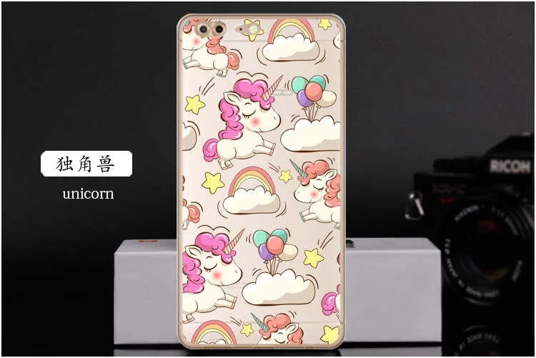 for Leagoo T5 case Slim Cover soft tpu cartoon silicon cover patterned phone back |