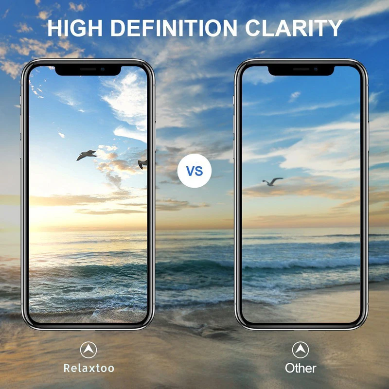 2 шт закаленное стекло для iphone X XS Max XR на 6 7 8 plus 7plus 10 Защитная пленка