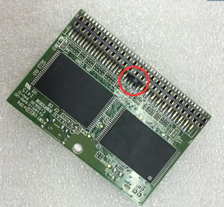 Новый Горизонтальный 128 M 44 p IDE диск на модуль ДОМ электронный MB флэш 44Pin