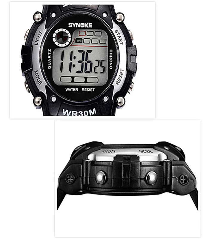 

Fashion Retail Wholesales Child Boy GIrl Multifunction Clock Waterproof Electronic Sports Wrist Watch