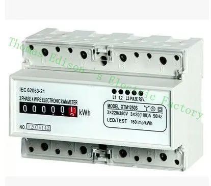 

Din-рейка, трехфазный кВтч, ватт, часовой, din-рейка, фотоаналоговый 10(40), 30(90), 50 Гц, 60 Гц, 220 В, 380 В