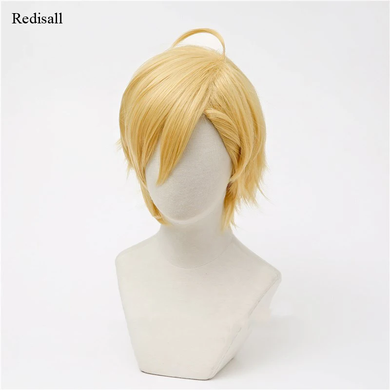 IDOLiSH7 Nagi Rokuya короткие золотые волосы косплей синтетические волосы ролевые игры Хэллоуин парик для взрослых