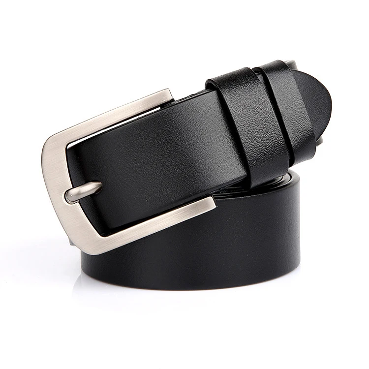big and tall top quality cow genuine leather men belts black brown hot design jeans belt for male original luxury brand | Аксессуары для