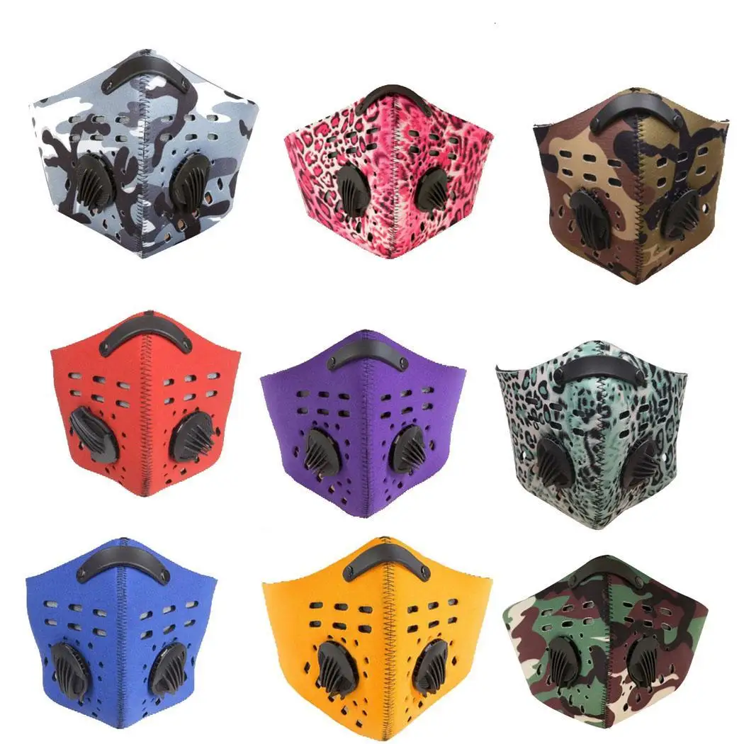 Противозагрязняющая городская велосипедная маска Пылезащитная для рта