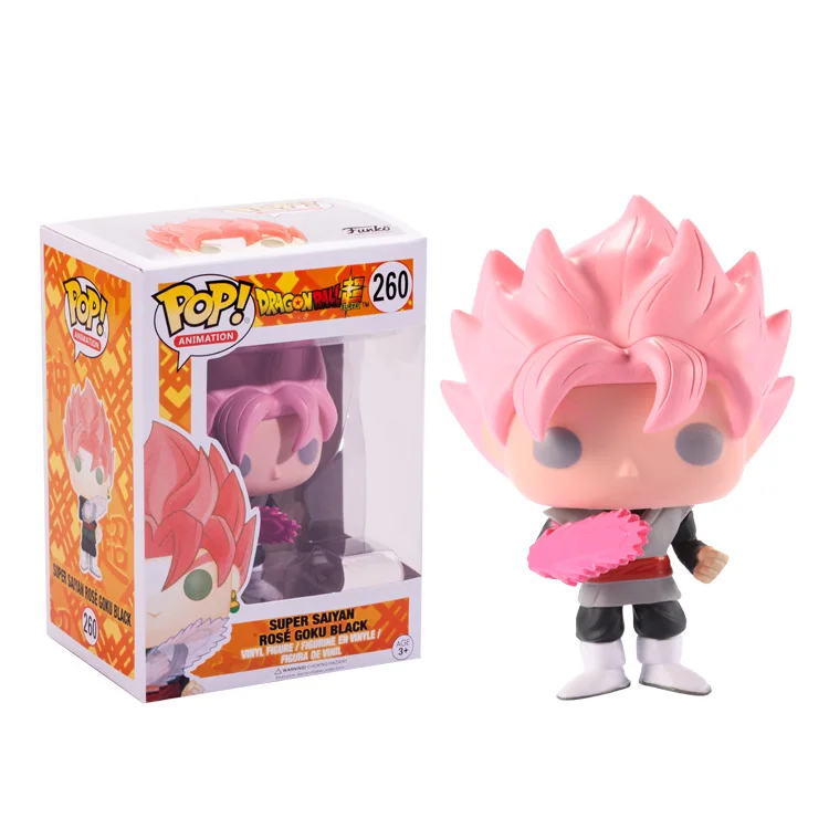 Экшн фигурка поп Dragon Ball Z Супер сайян поза Гоку розовая 260 # экшн Кукла