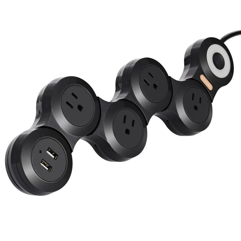 Удлинительные розетки с USB 4 AC smart EU plug 5 V 10A стабилизатор напряжения 1 8 м 3 адаптер