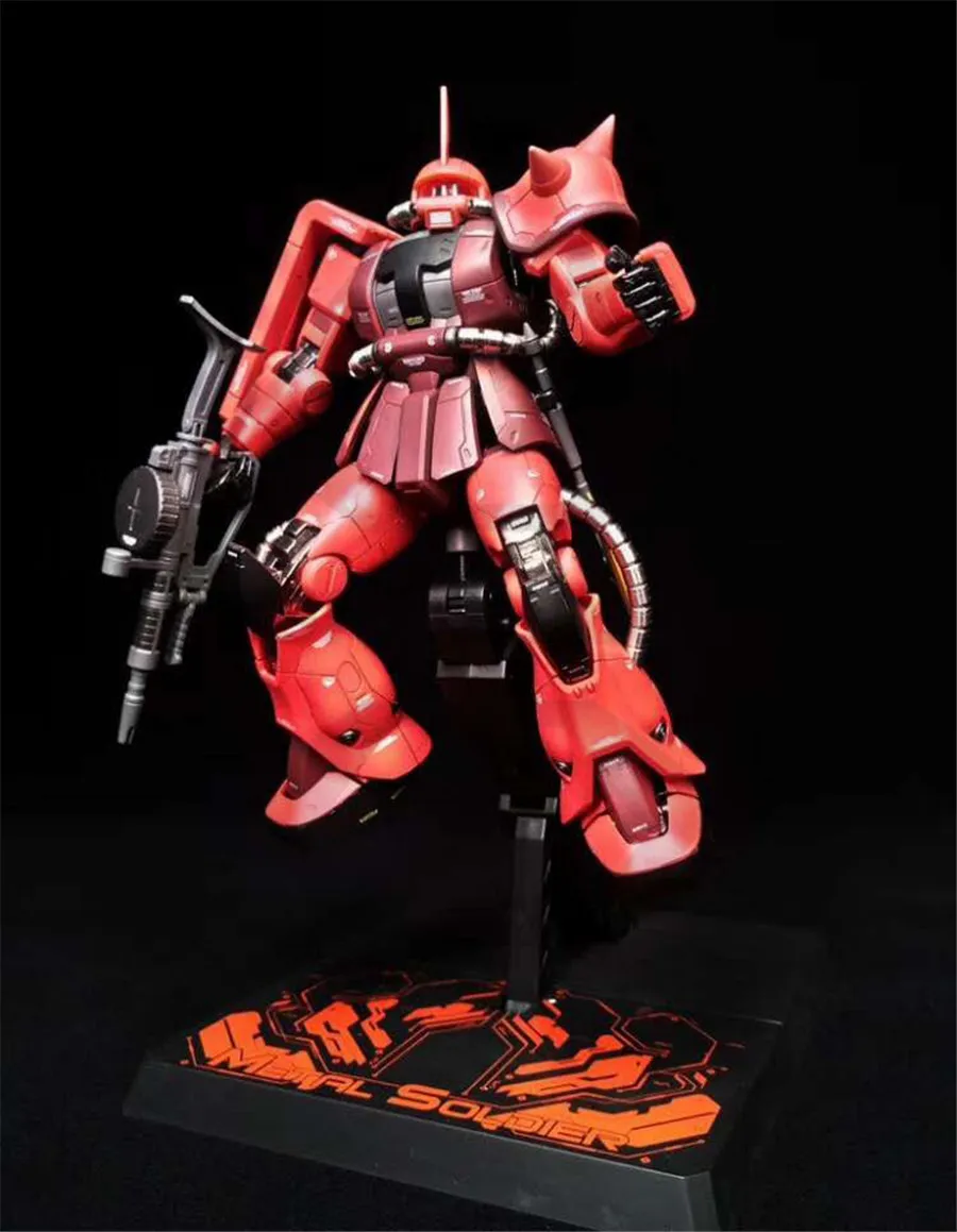 Comic Club металлический солдат MB 1/100 металлическая сборка gundam red Char Aznable zaku II сплав робот Высокое качество фигурка