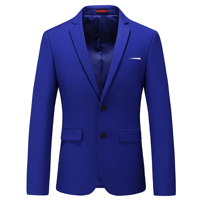 MOGU Для мужчин 2019 Новый Стиль Мода Высокое качество пиджаки Повседневное Slim Fit две