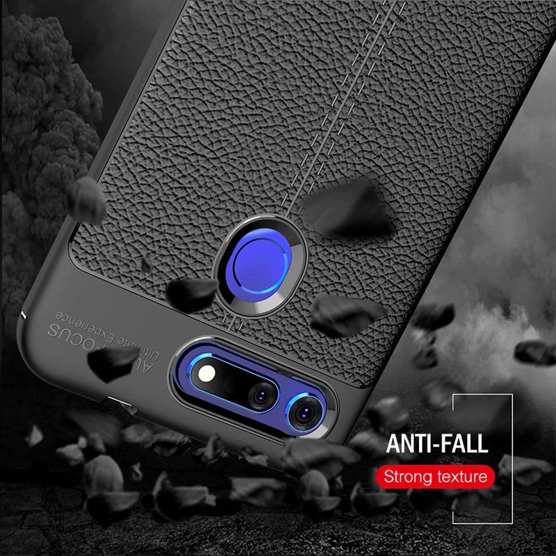 Soft Silicone Case for Huawei Honor 10 9 Lite 8X Lichi Pattern Phone Y9 2019 Play 8C Magic 2 V20 V10 Cover |