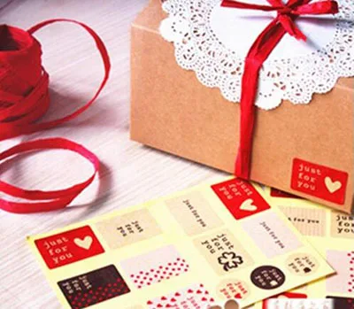 390 шт./лот Just for you 13 стилей самоклеящиеся наклейки для горячего тиснения этикетка