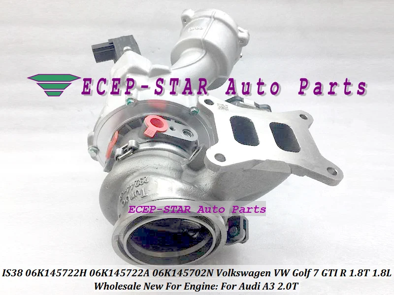 Турбокомпрессор TURBO IS38 06K145722H 06K145722A 06K145702N 06K 145 722H для Audi A3 2 0 T Volkswagen VW Golf 7 GTI R 1 8