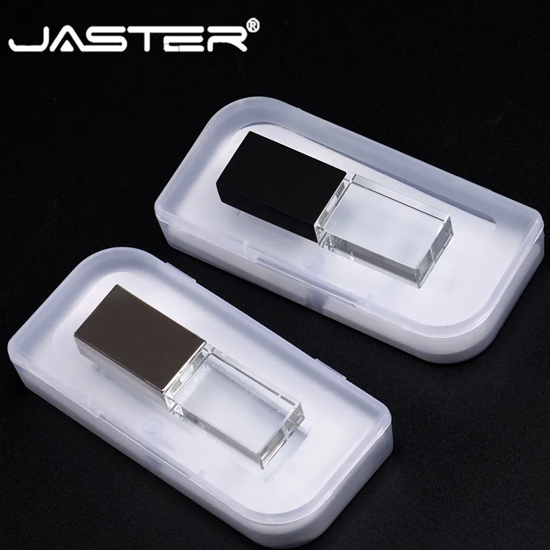 USB флеш накопитель с кристаллами JASTER Fashion индивидуальный логотип cle 2 0 4 ГБ 8 16 32 64