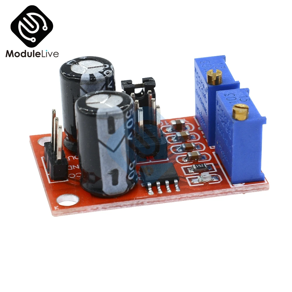 

10Pcs NE555 Signal Generator Pulse Frequency Duty Cycle Adjustable Module Square/Rectangular Wave Motor Driver