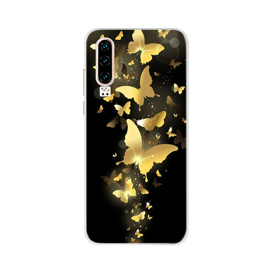 Модный чехол с рисунком для Huawei P30 P 30 Pro Lite чехлы мягкая тонкая задняя крышка