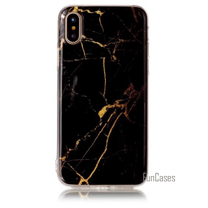 Чехол для iphone X из гранита и мрамора силиконовый прозрачный мягкий чехол ТПУ Apple 10