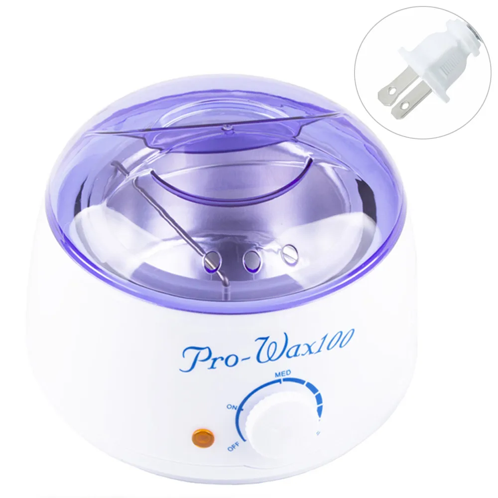 W1 white US plug Нагреватель воска Calentador Parafina машина для удаления волос Chauffe Cire Professional ручной эпилятор для воска парафин эпиляция воском Cire - Цвет: W1 white US plug