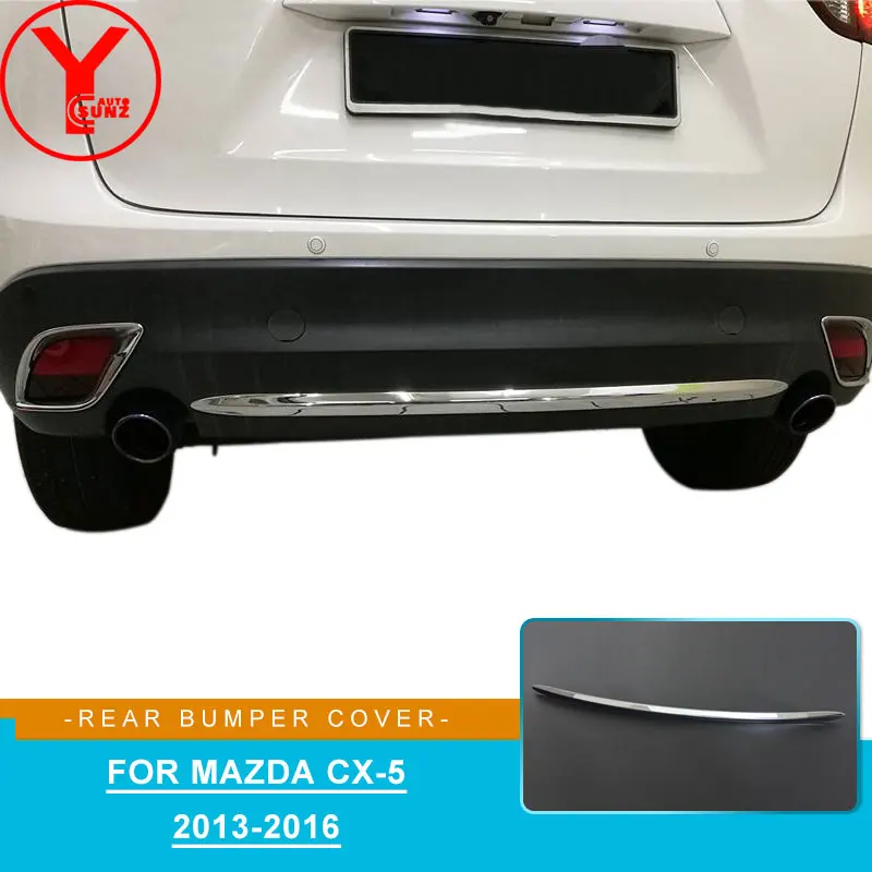 Хромированные задние бамперы для mazda cx5 2013 2014 2015 2016 аксессуары стайлинга