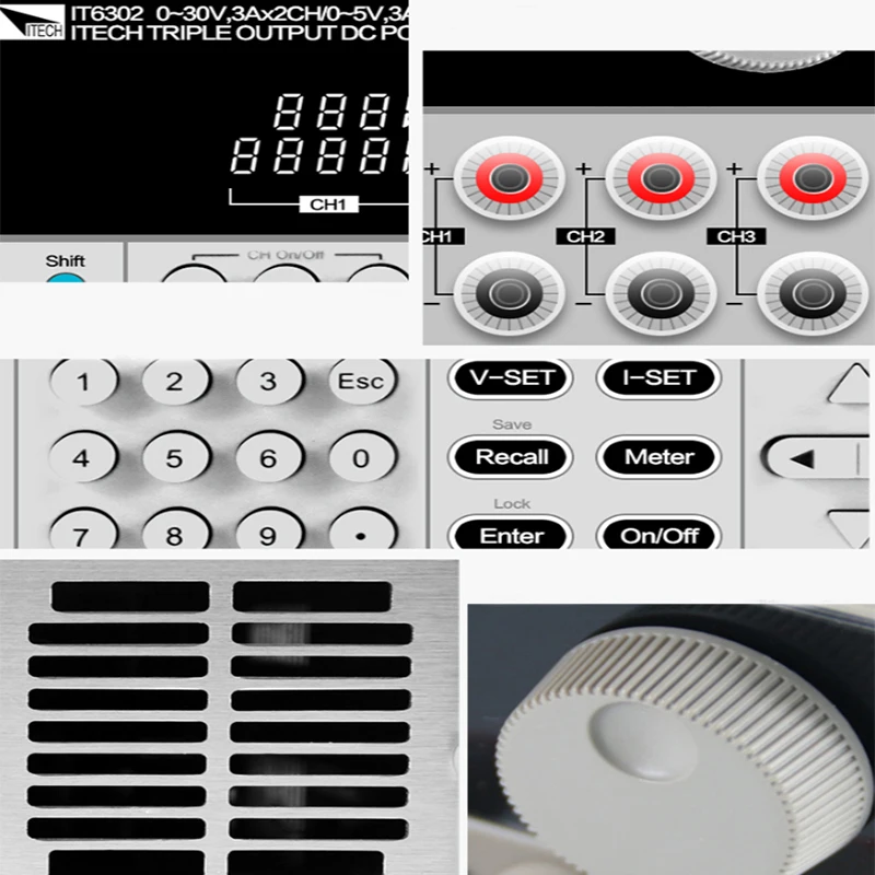 ITECH IT6302 3 канальный программируемый источник питания постоянного тока 30 В/3 а/90