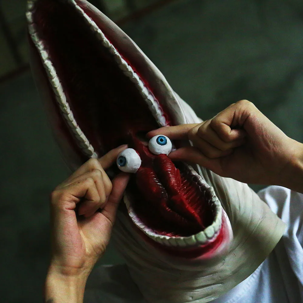 Beetlejuice Барбара шлем на всю голову Маска латекс лицо костюмная маска косплей реквизит взрослые хэллоуин вечерние ужасная пугающая маска
