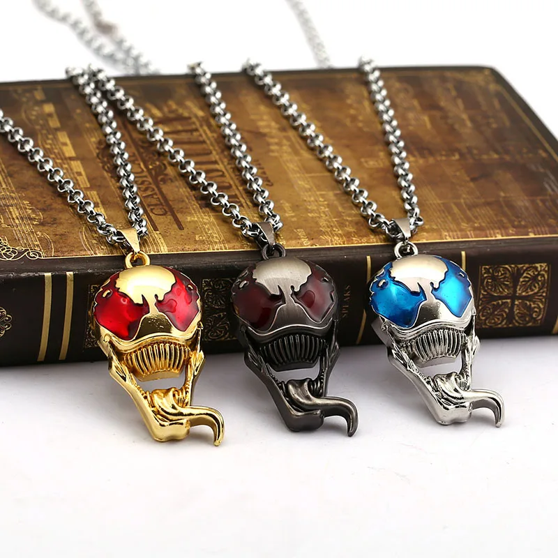 Человек-паук Venom фигурный брелок для ключей супергерой черный металл edard Eddie Brock брелок для ключей с игрушкой подарок мужской череп thanos брелки