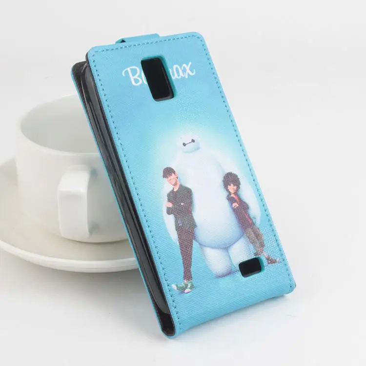 Мода окрашенные Baymax для Lenovo a328 чехол Высокое качество кожаный откидная крышка 328