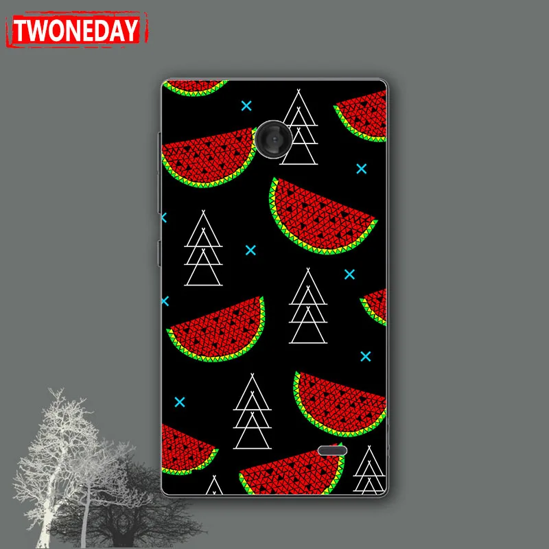 Чехол для Nokia X Dual SIM A110 RM-980, задняя крышка с цветочным рисунком, чехол, силиконовый чехол с принтом кошки, совы, чехол для телефона с рисунком в виде животного для Nokia X
