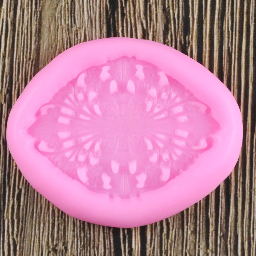 Flourish Floral Medallian Cake Border Silicone Mold Flower Relief Fondant Decorating Tools Candy Chocolate Gumpaste Mould | Дом и сад