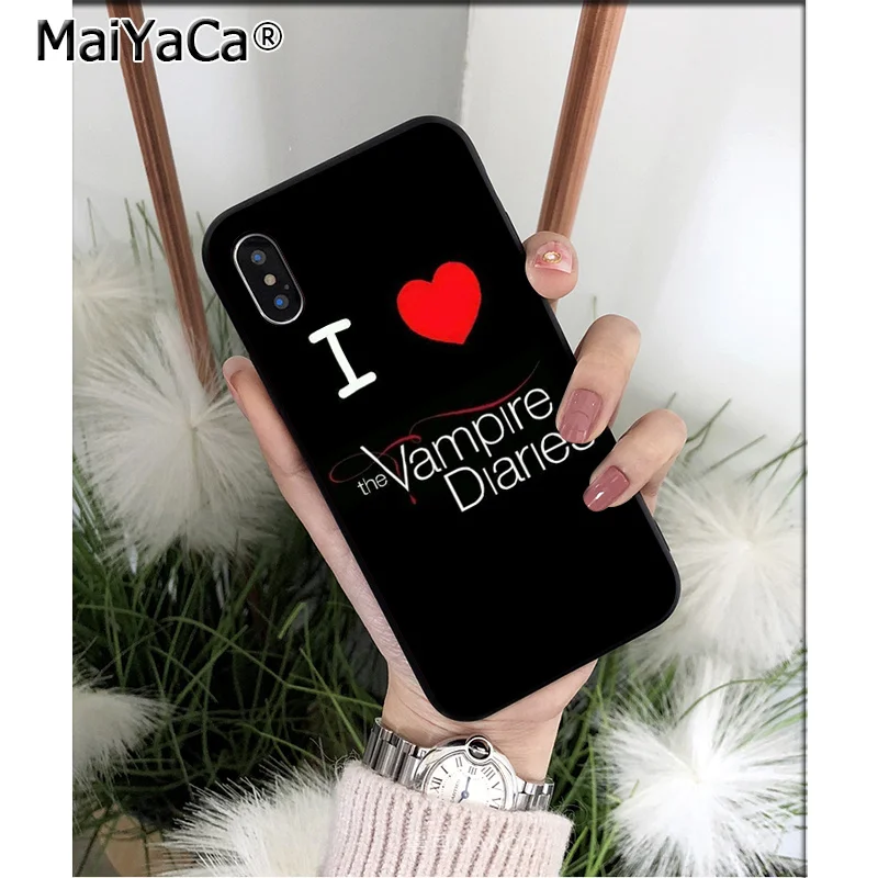 MaiYaCa Дневники вампира ТПУ мягкий высококачественный чехол для телефона iPhone X XS MAX 6