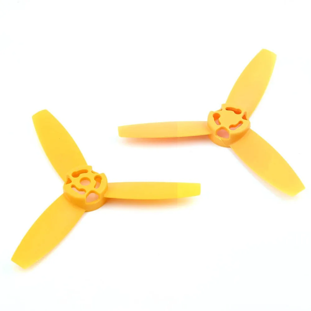 4PCS Yellow 4 шт. пропеллеры основные Лопасти роторов реквизит красный красочный Клевер весло для попугая Bebop Дрон 3,0 - Цвет: 4PCS Yellow