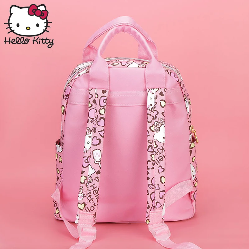 Сумка Hello Kitty детский мультипликационный рюкзак из искусственной кожи Розовый