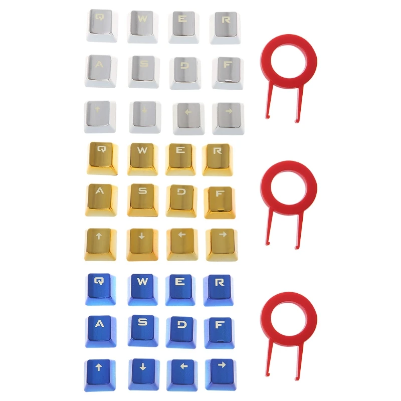 Металлическое покрытие PBT DIY 12 Keycaps для механической клавиатуры с keycap