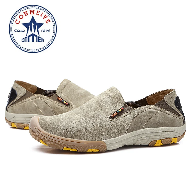 Мужские кроссовки из натуральной кожи для походов охоты зимы 2018|outdoor trekking|shoes men for