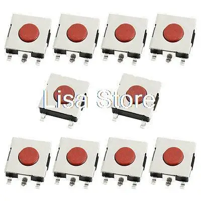 

20 шт. Мгновенный SMD квадратный Такт кнопочный переключатель 5 Pin 6x6x2.5мм