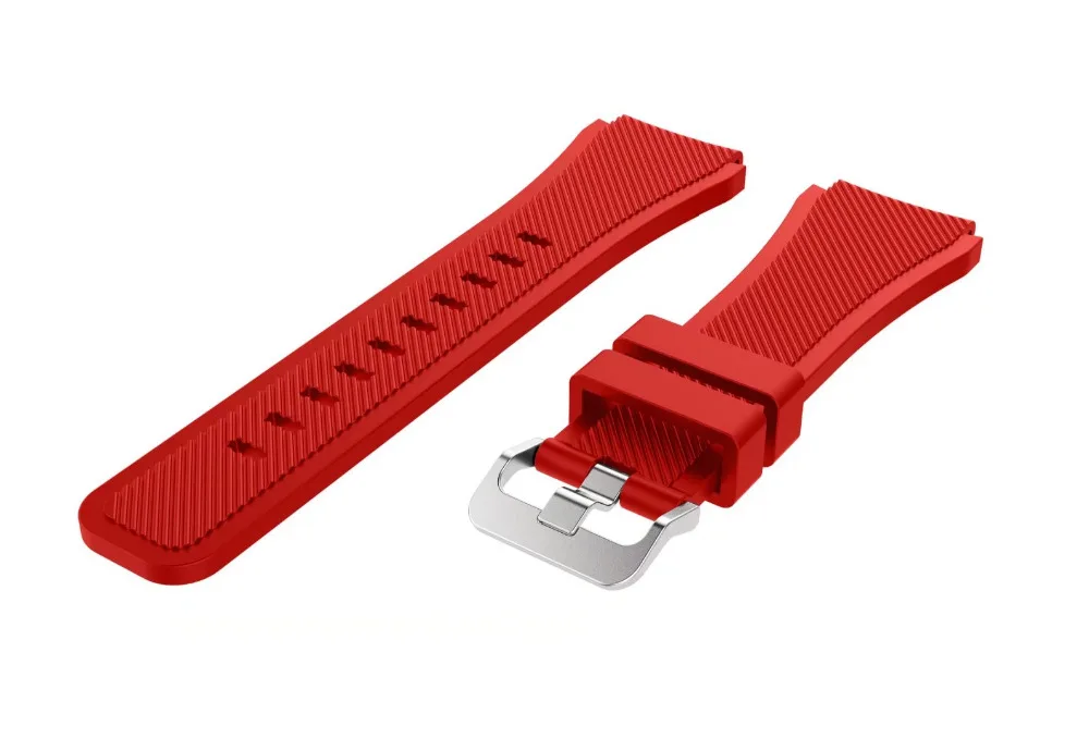 Sport Silicone Bracelet Watch Strap Band For Samsung Gear S3 R760 R770 with Closure Modern Design Replacement 22mm | Наручные часы
