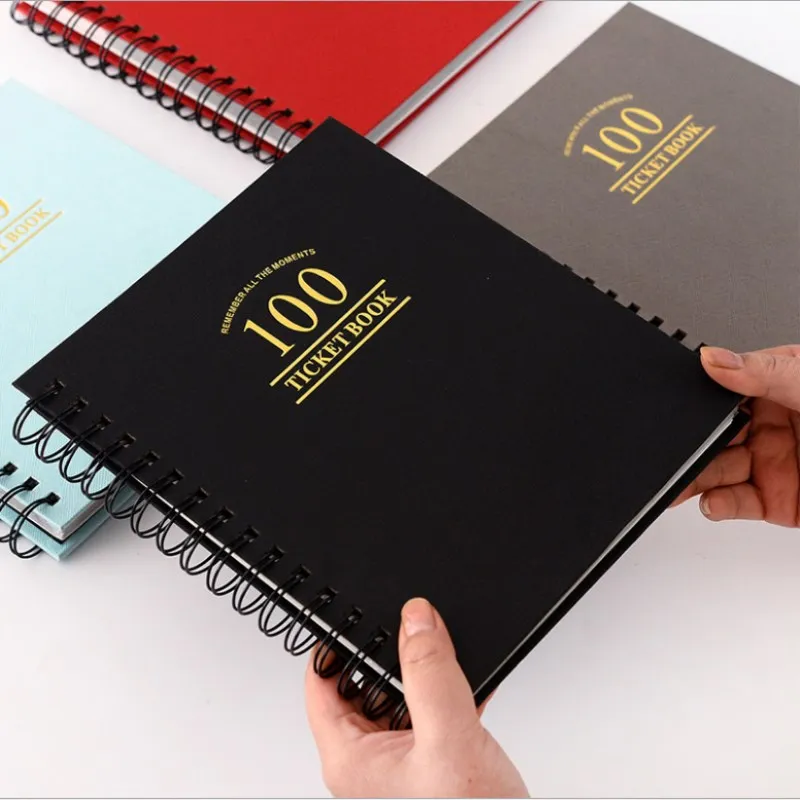 Новый DIY альбом билеты на концерт сбор бумажных денег книги из искусственной кожи