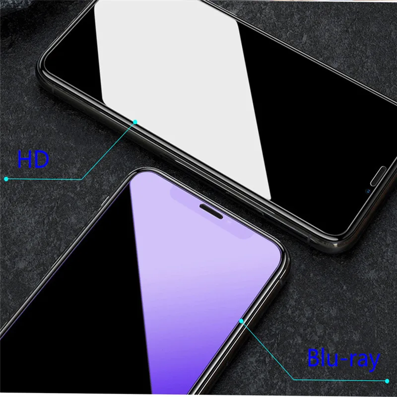 Роскошное 6D стекло для iPhone XR тонкая защита экрана закаленное xr полное покрытие