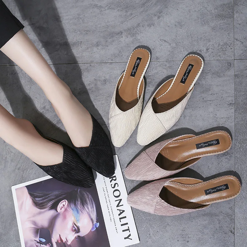 Женская повседневная обувь на плоской подошве женские шлепанцы летние для