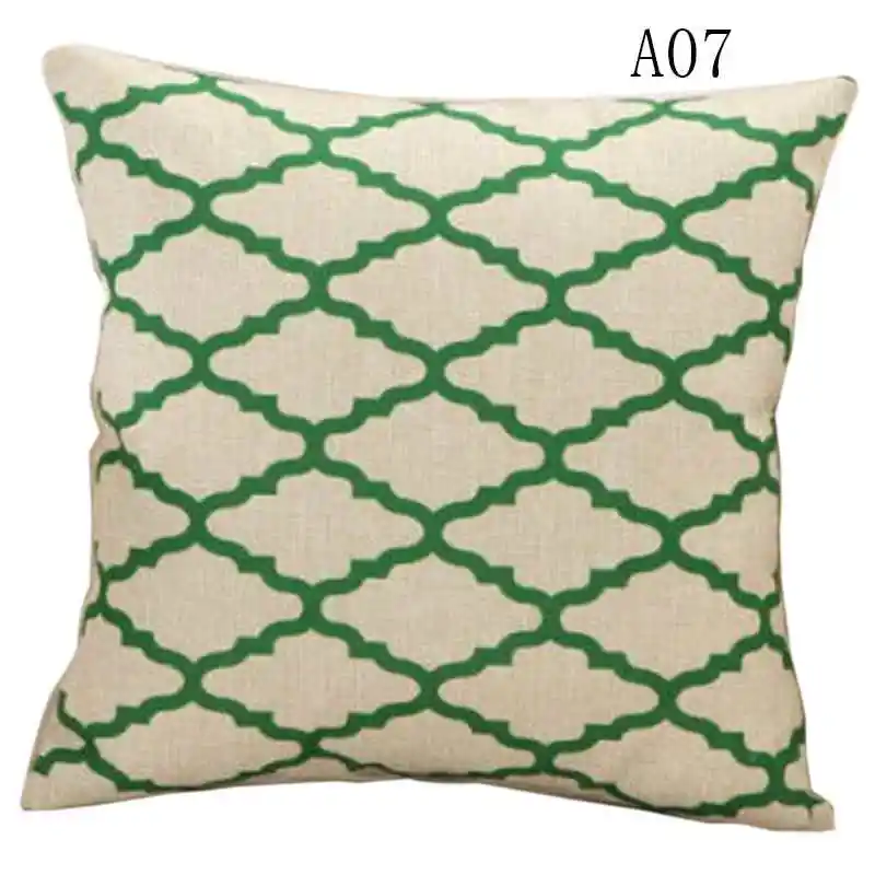 Модный принт геометрические подушки без внутренней конструкции цветок