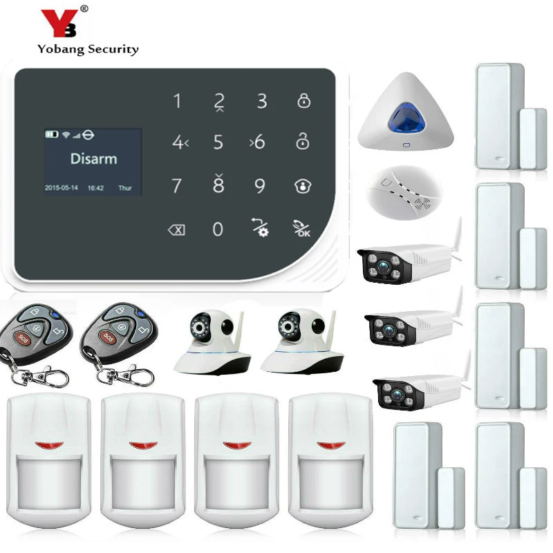 YoBang Security 433 МГц GSM Беспроводная система охранной сигнализации для умного дома