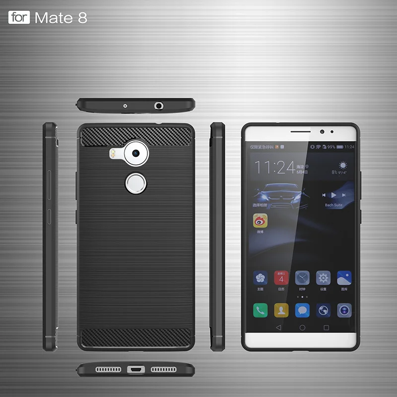 Phone Case for Huawei Mate 8 9 Slim Ultra Thin durable Anti-fingerprint Soft Brushed Cover Shell |